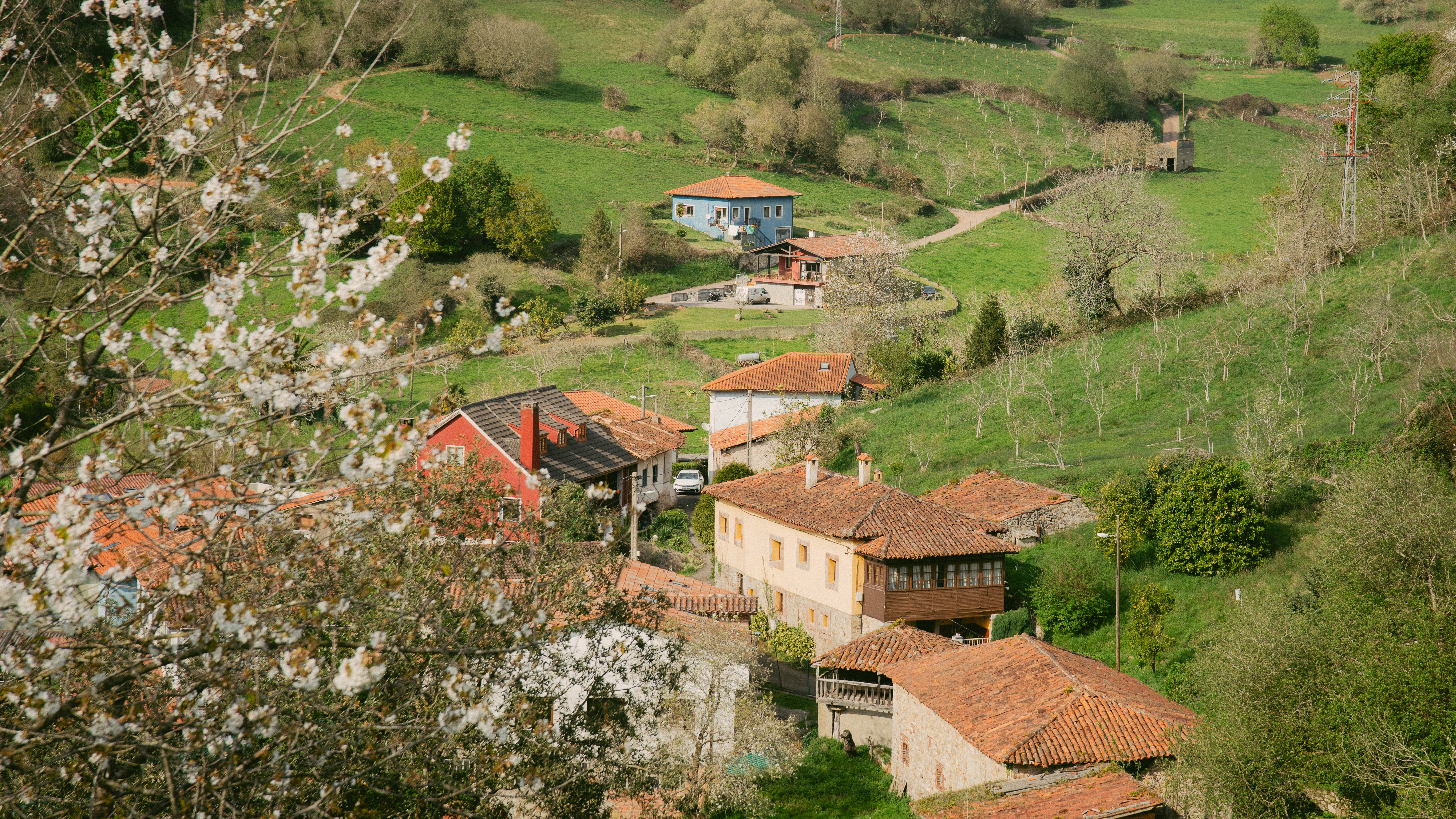 Panorámica del pueblo de Barréu
