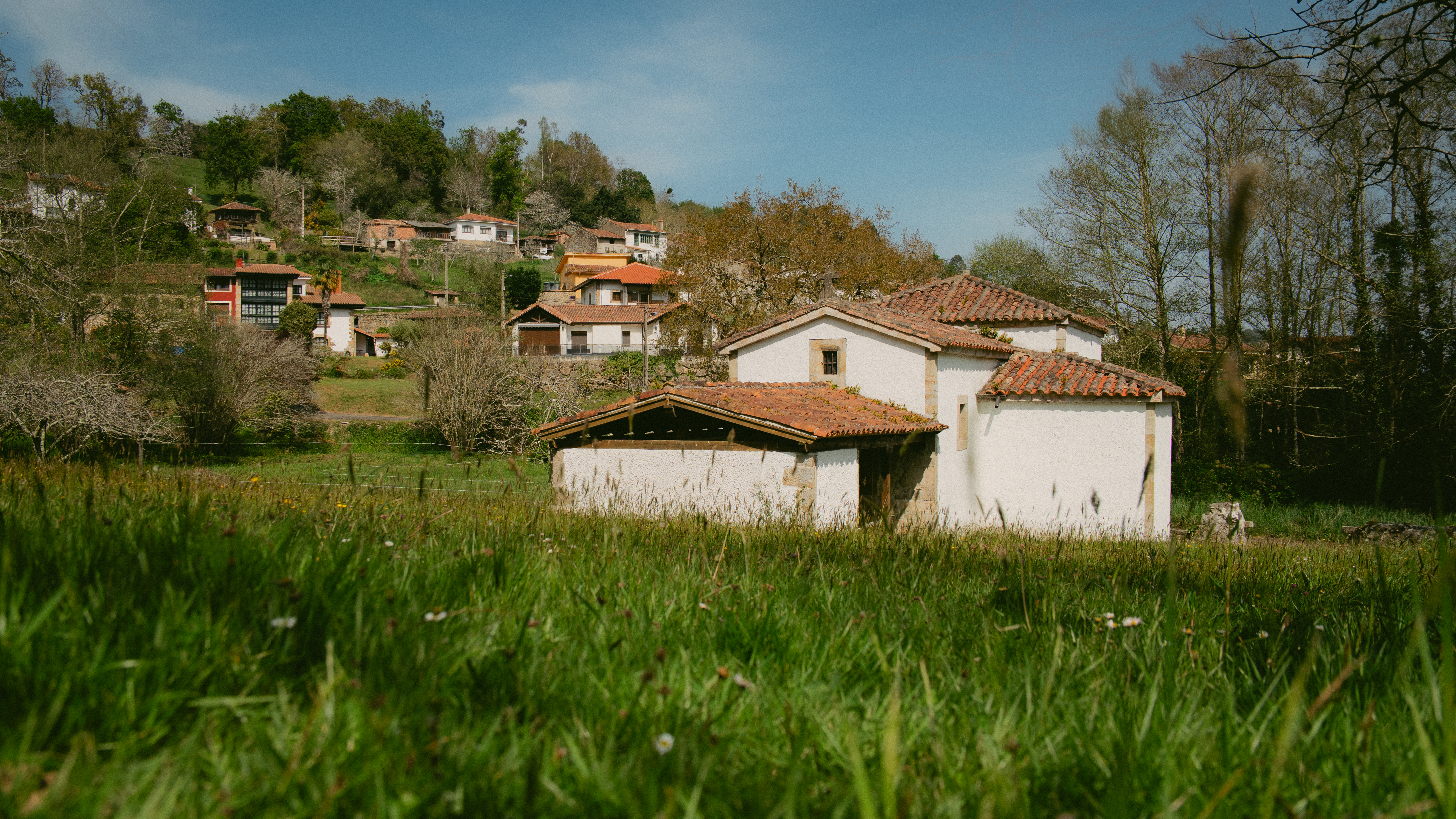 Panorámica del pueblo de San Pedru