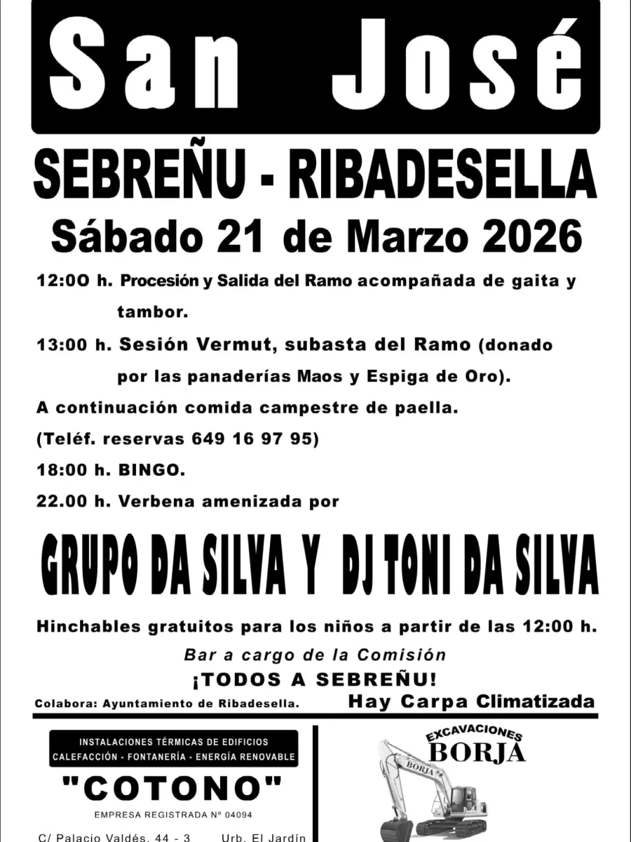 Folleto de Fiesta San Jose