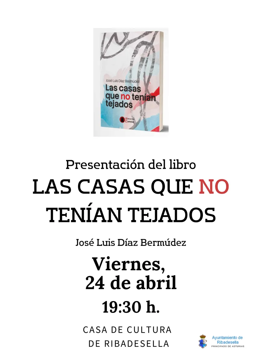 Cartel de la presentación literaria de José Luis Díaz Bermúdez