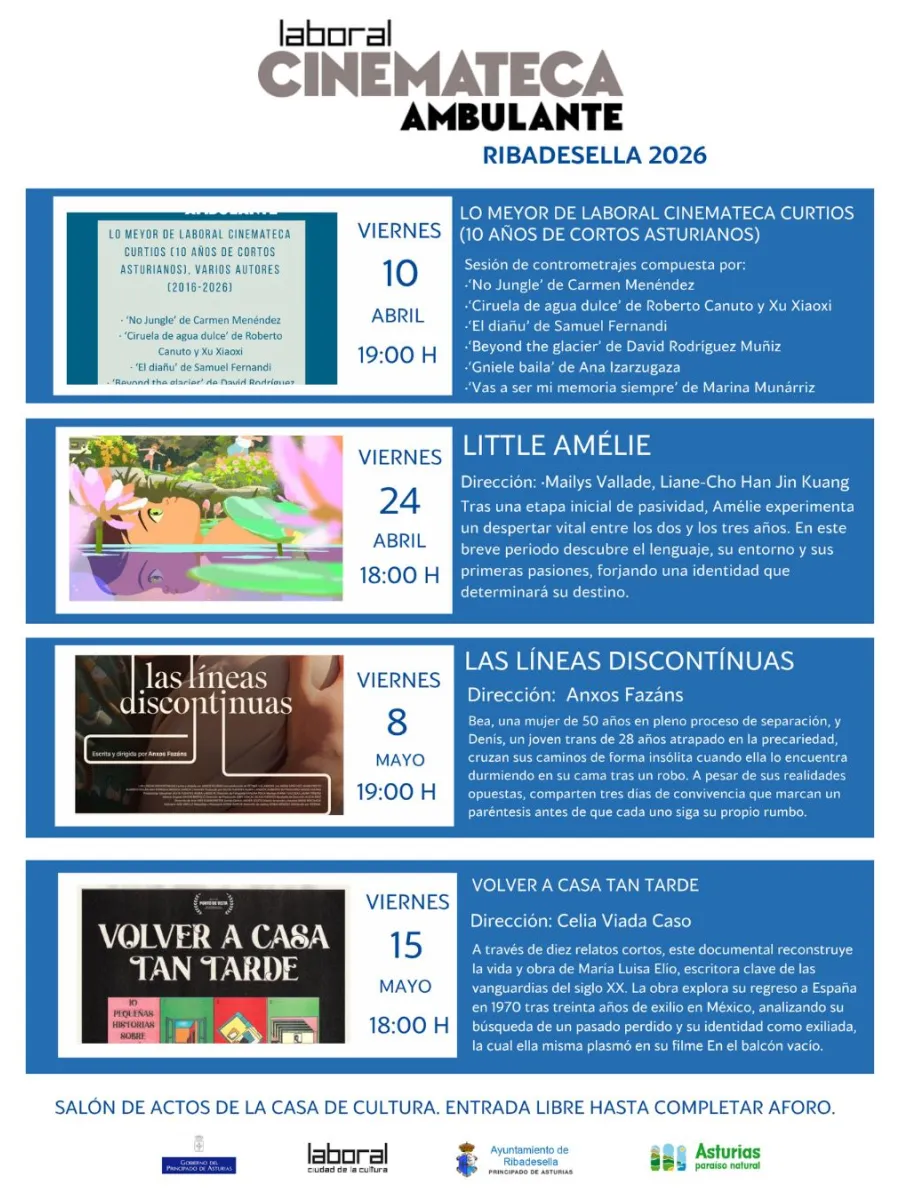 Laboral Cinemateca Ambulante: programa abril-mayo