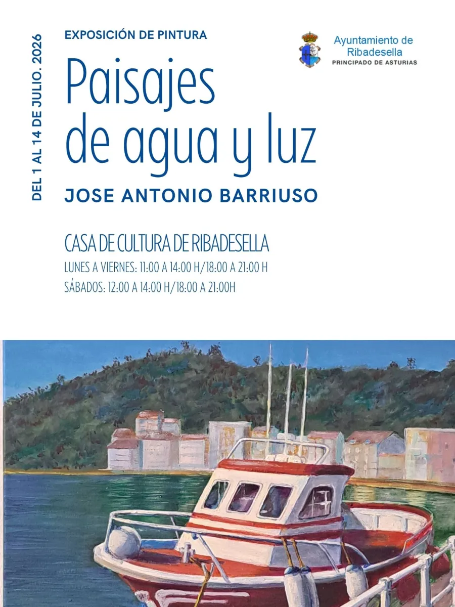 Cartel de la exposición de pintura de Jose Antonio Barriuso Martín