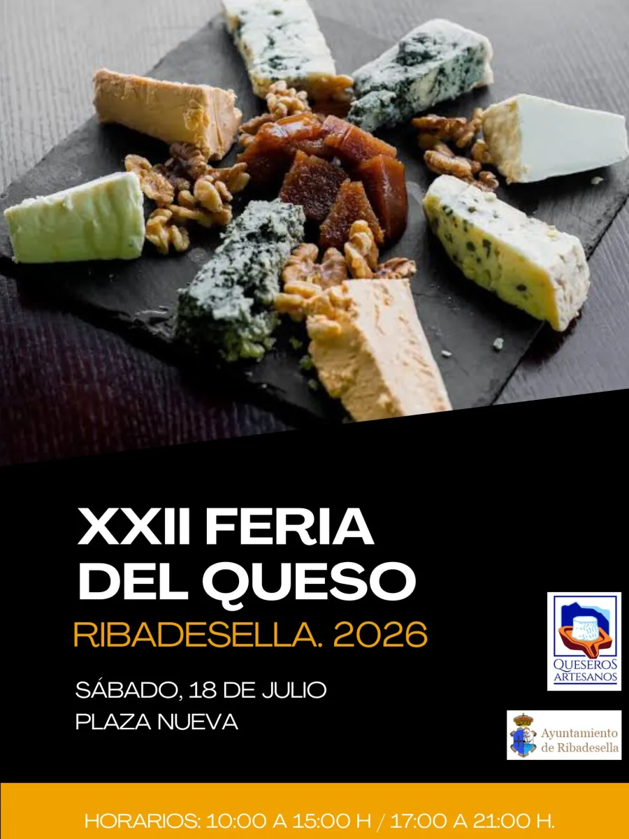 Cartel de la XXII feria de Quesos Artesanos de Asturias