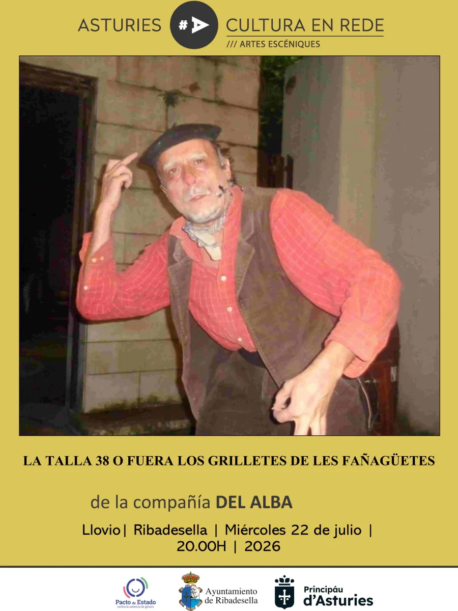 Cartel de la actuación de Carlos Alba en Lloviu