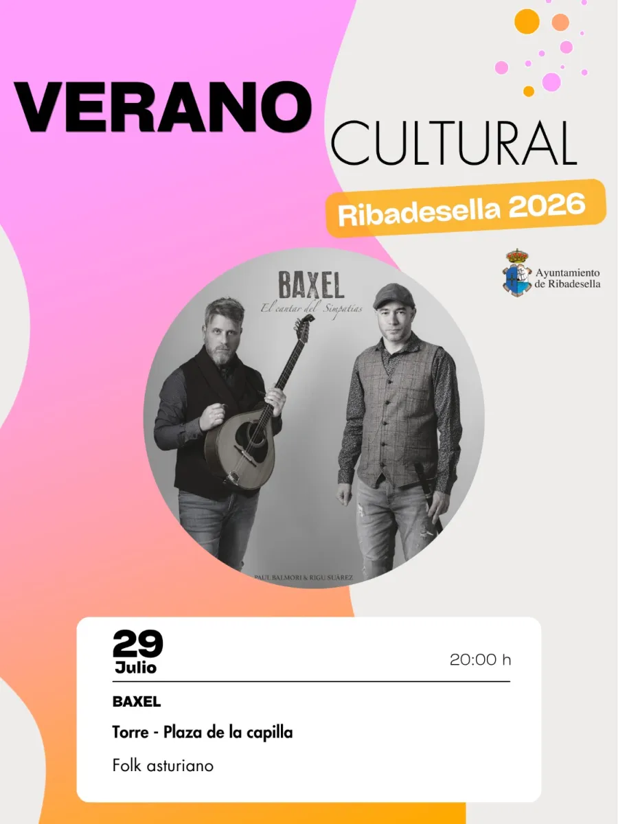Cartel de la actuación de "Baxel" en Torre