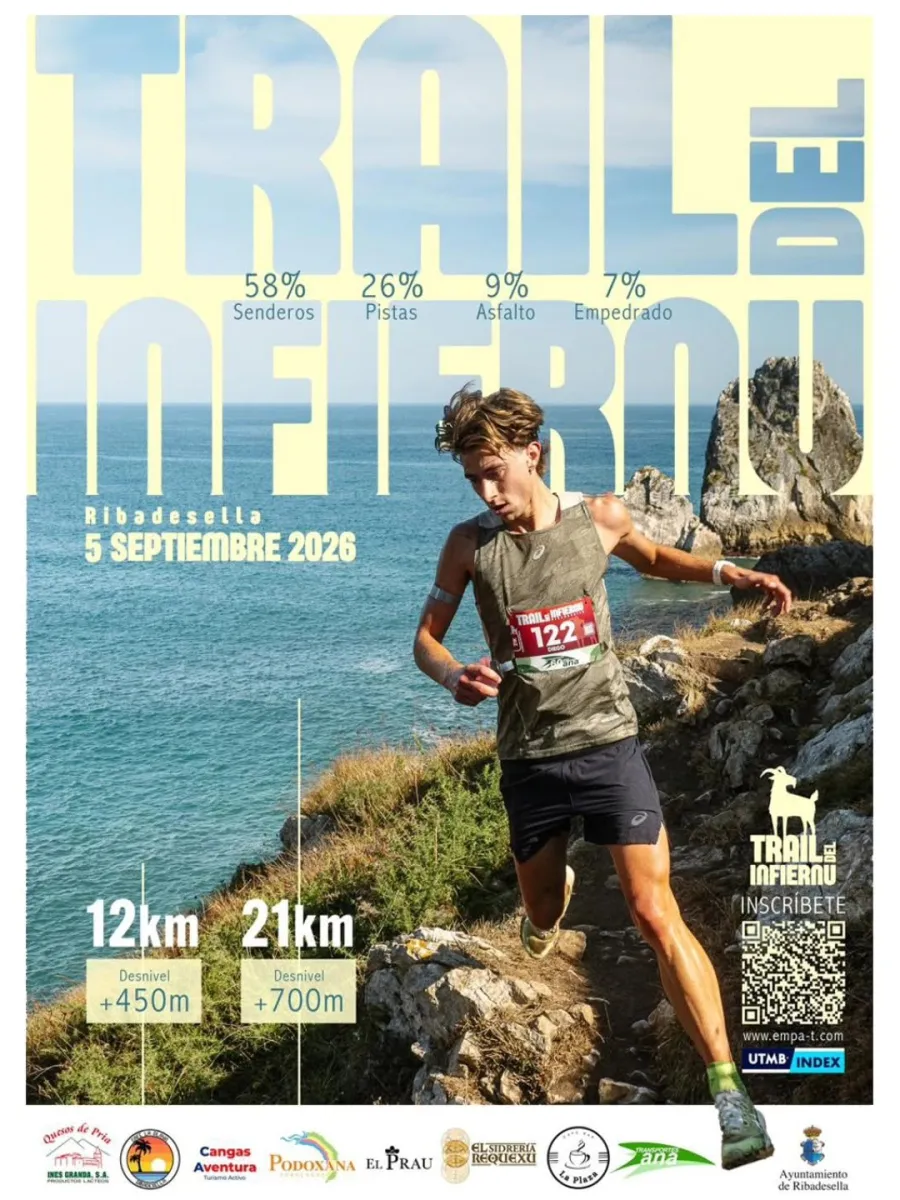 Cartel de la 2ª edición del Trail del Infiernu