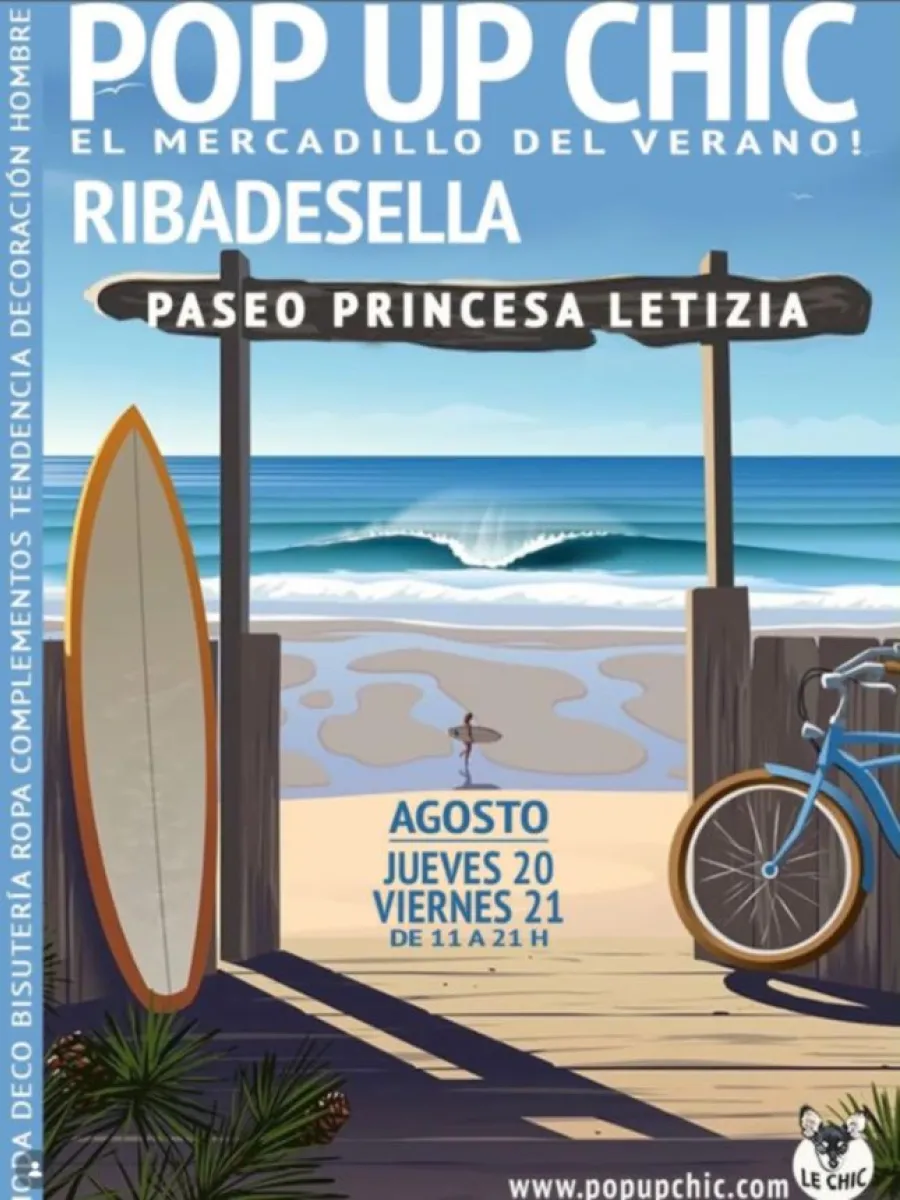 Cartel del Mercadillo Pop Up Chic 2026