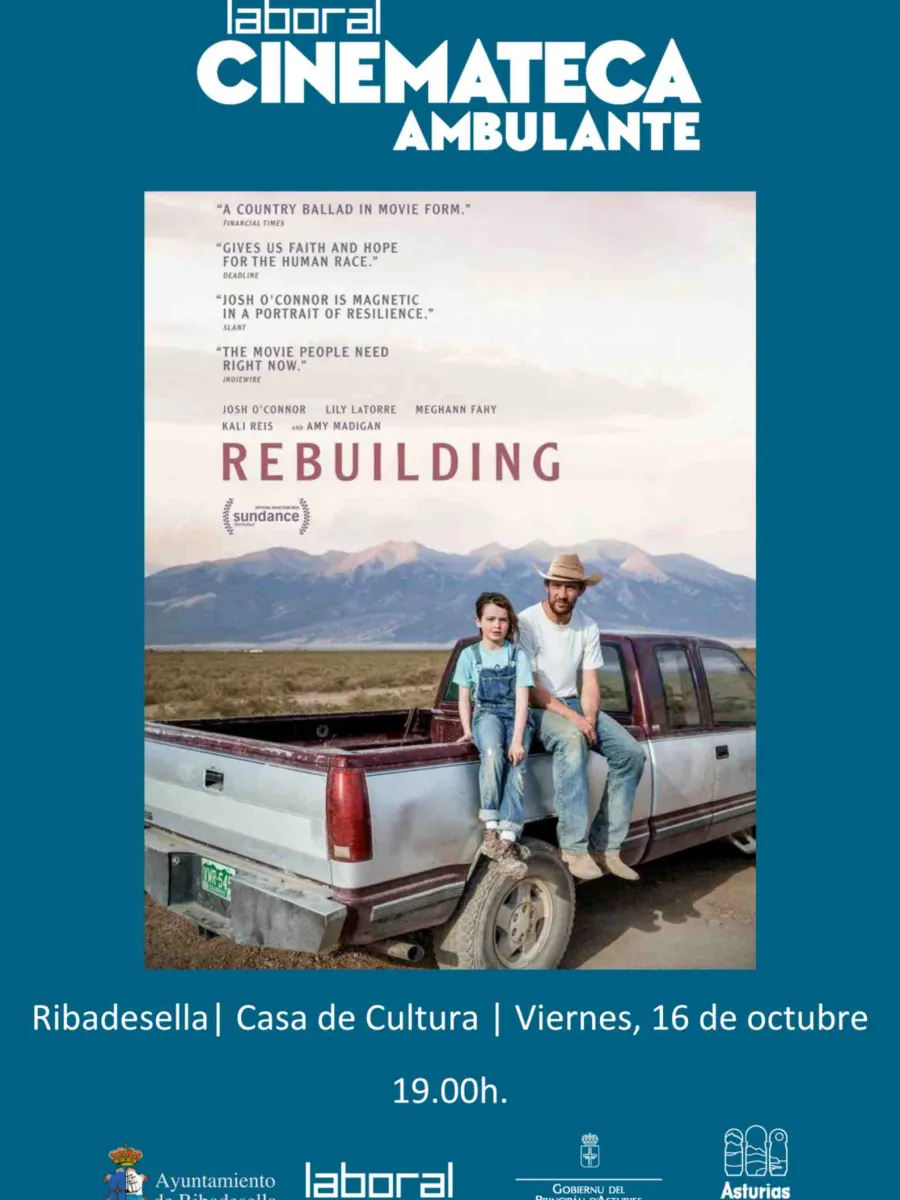 Cinemateca Ambulante: cartel de "Rebuilding"